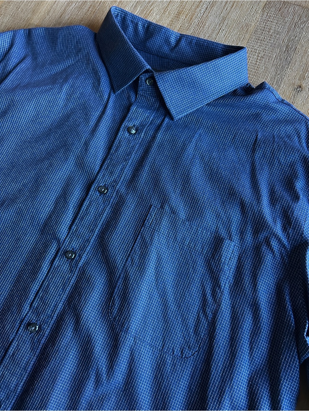 Nordstrom Men's Shop Non-Iron Trim Fit Dress Shirt, 17.5, 36-37. - Picture 7 of 14